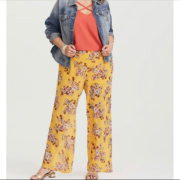 plus size flowy pants